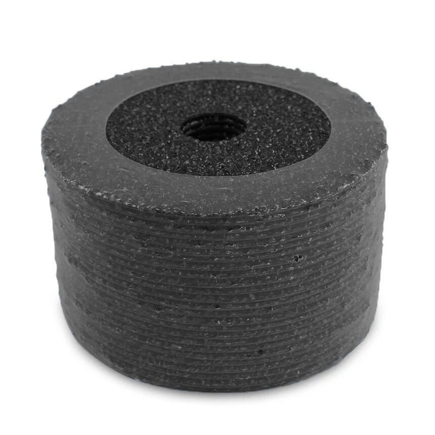 100 Pack - 4.5" Silicon Carbide Resin Fiber Discs, 24 Grit 4-1/2 In Sanding Disc