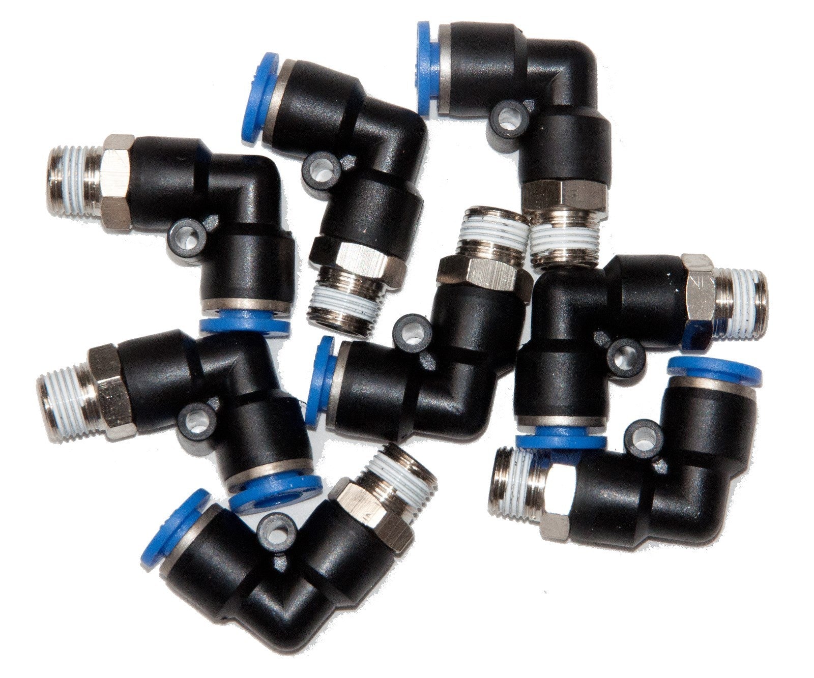 Tube Fitting Metal TEE Union 1/4 OD 5pcs by Unbranded