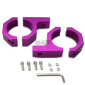 Fit 2"od Round Rack/bull Bar Brackets Pair Purple | Built Supply Co