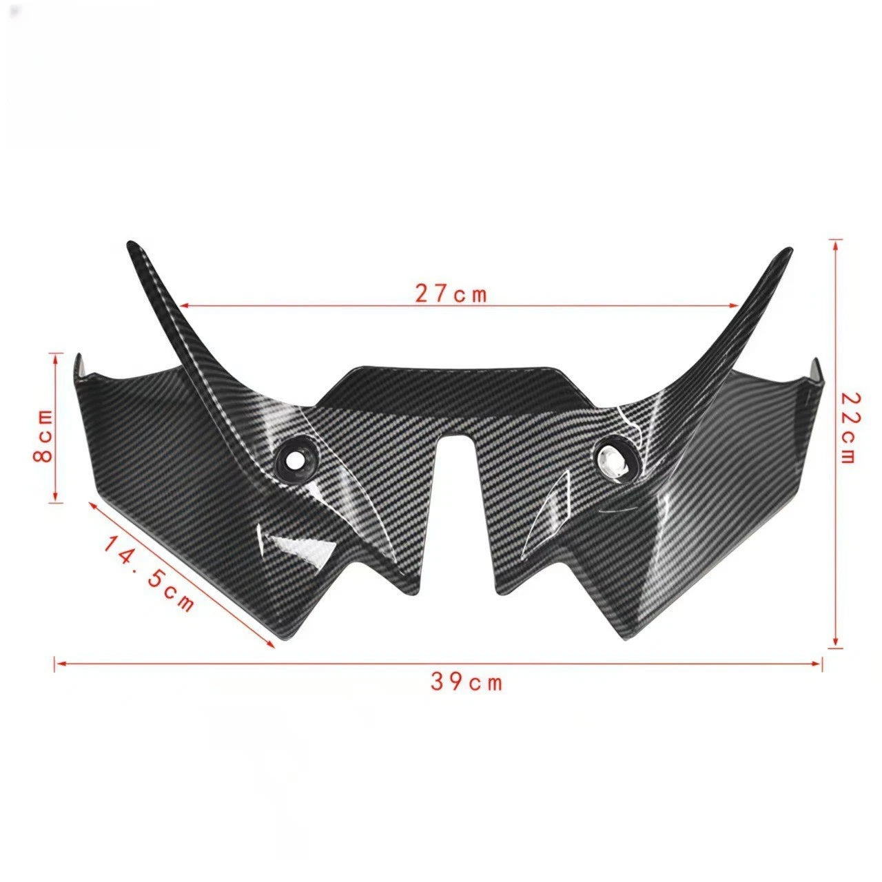 For Z650 Motorcycle Fairing Lower Lip Beak Deflector Guide Plate Abs