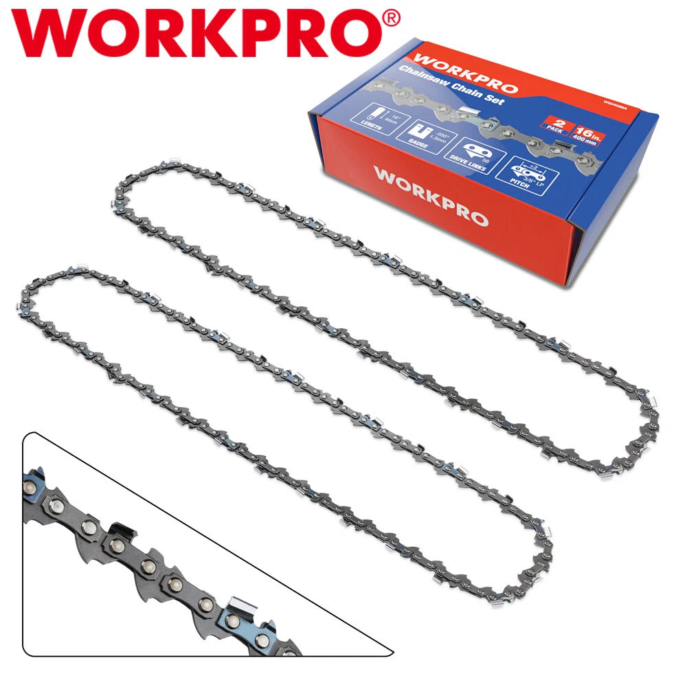 Workpro Chainsaw Chain For 16-inch Bar 3/8" Pitch | Built Supply Co