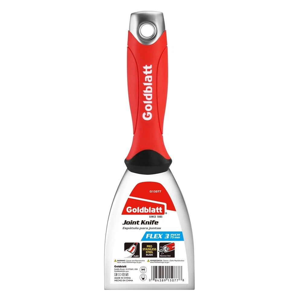 Goldblatt 3" Putty Knife Stainless Steel Scraping Paint Putty Knife