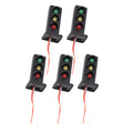 5pack 1:87 Train Model Traffic Light Mini Sand Table Building Railway