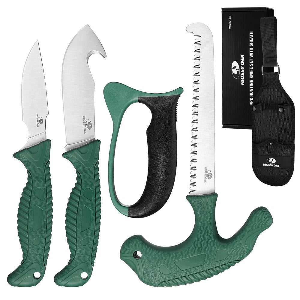 Mossy Oak Hunting Field Dressing Kit Hunting Knife Set W/sheath