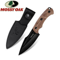 Mossy Oak Full-tang Fixed Blade Knife W/sheath Wood Handle Stainless