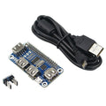 4 Ports Usb Hub Extension Board Usb To Uart Debugging For Raspberry