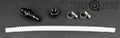 AN-6 Straight Bulkhead To 9mm I.D Convoluted In-Tank Fuel Hose Kit