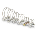 Double Wire Hose Clips Pond Clamps Pipe Koi Fish Screw Tight Fitting Pump WaterO