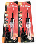2 PTC PROFESSIONAL 6 & 12 VOLT CIRCUIT TESTERS PROBE TEST LIGHT #2100Opens in a 