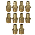 10 Pack XFITTING 1/2" Pex A X 1/2" Male NPT Pex Expansi