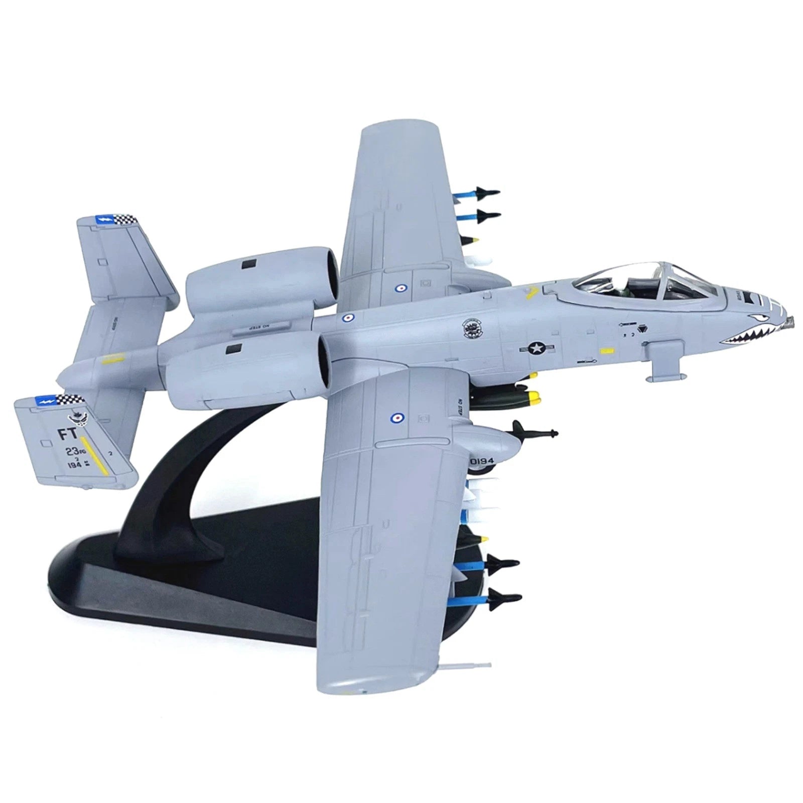 6.5in 1/100 Scale Us A-10a Attack Plane Model | Built Supply Co