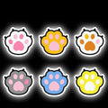 Motorcycle Stickers Reflective Cartoon Cat Claw Design For Safe Night