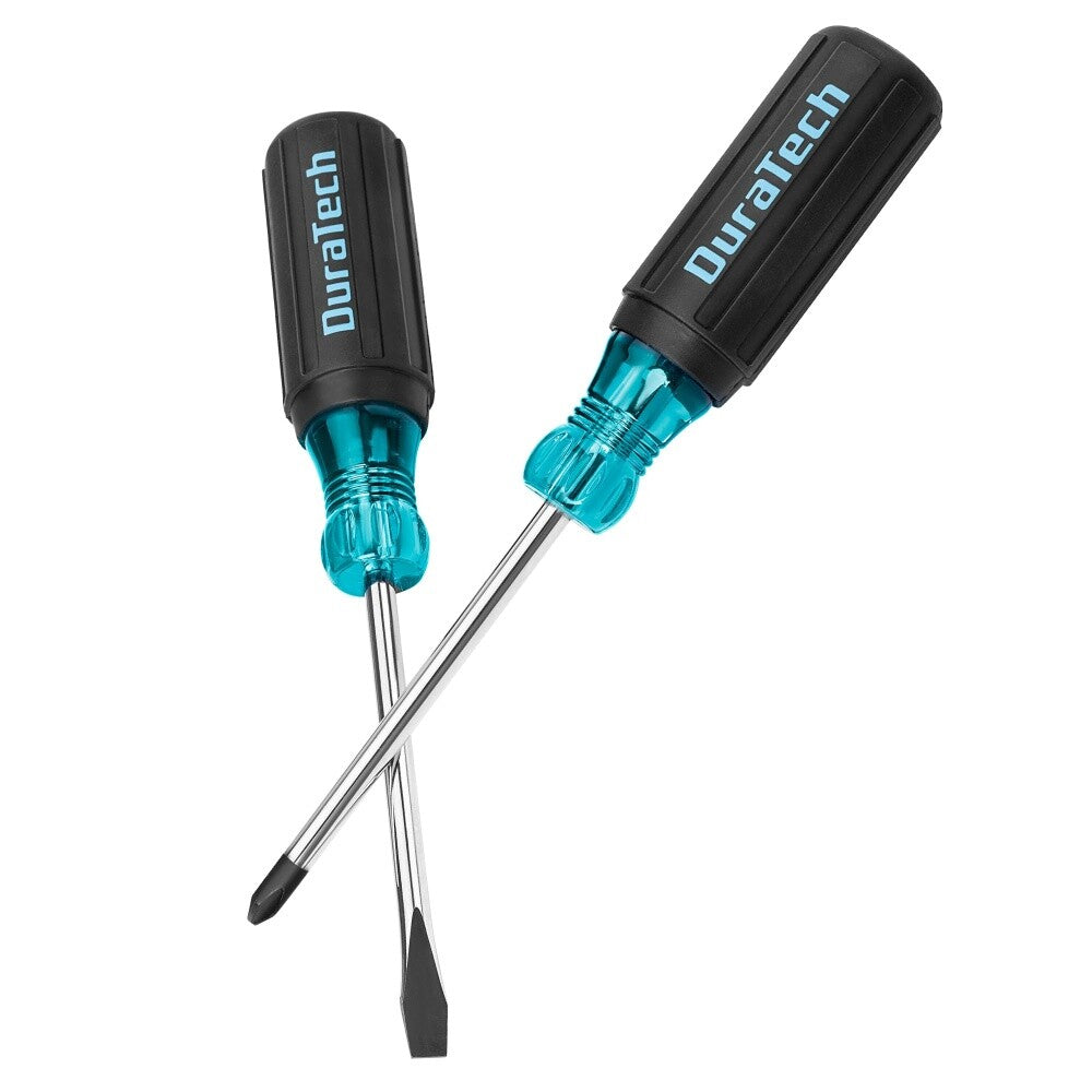 DURATECH 2PC S2 Steel Screwdriver Set Phillips Flathead Professional