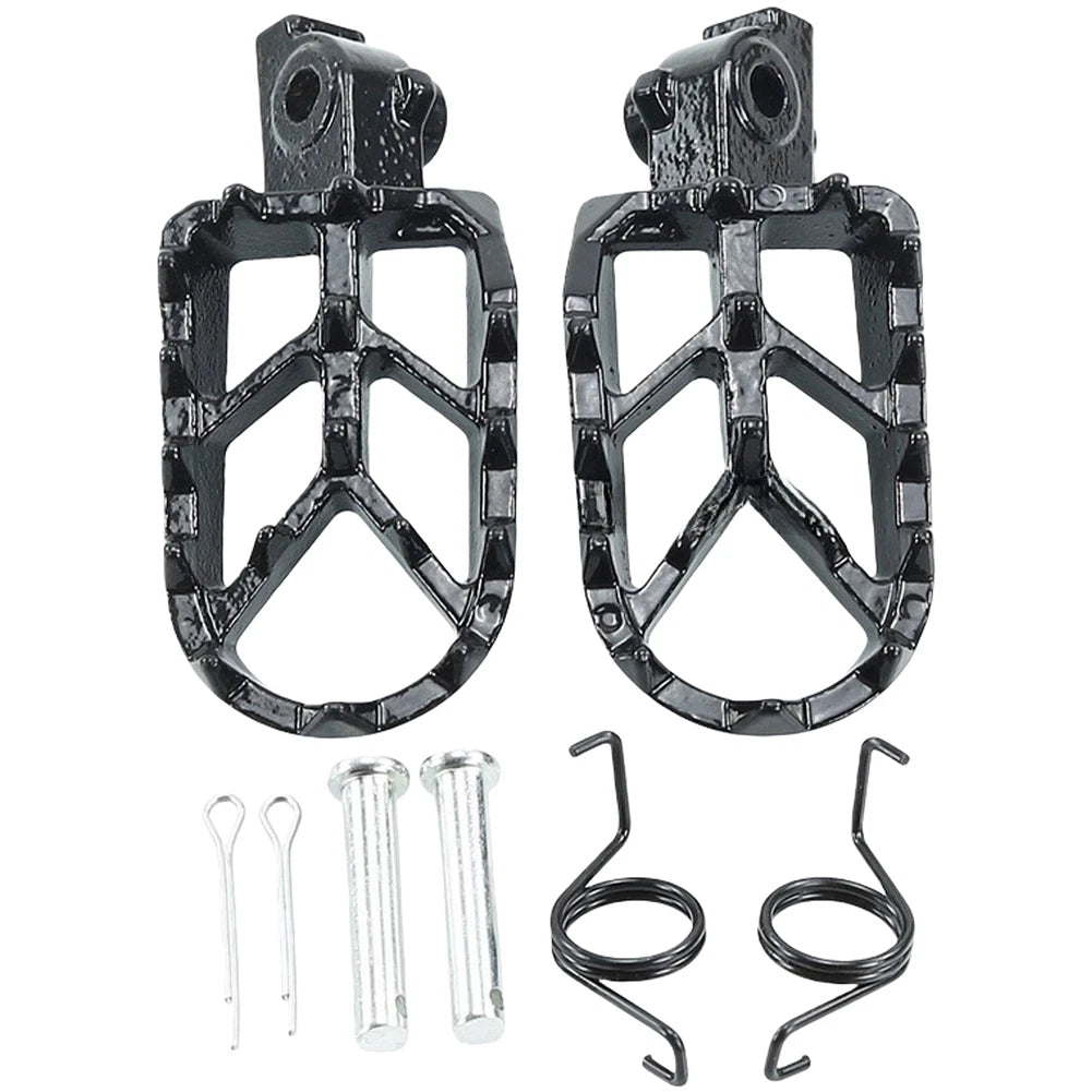 Black Off Road Motorcycle Footrest For 50cc 140cc For Xr For Crf Bbr