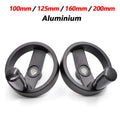 Lathe Machine Hand Wheel Aluminium Crank Handle 100-200mm