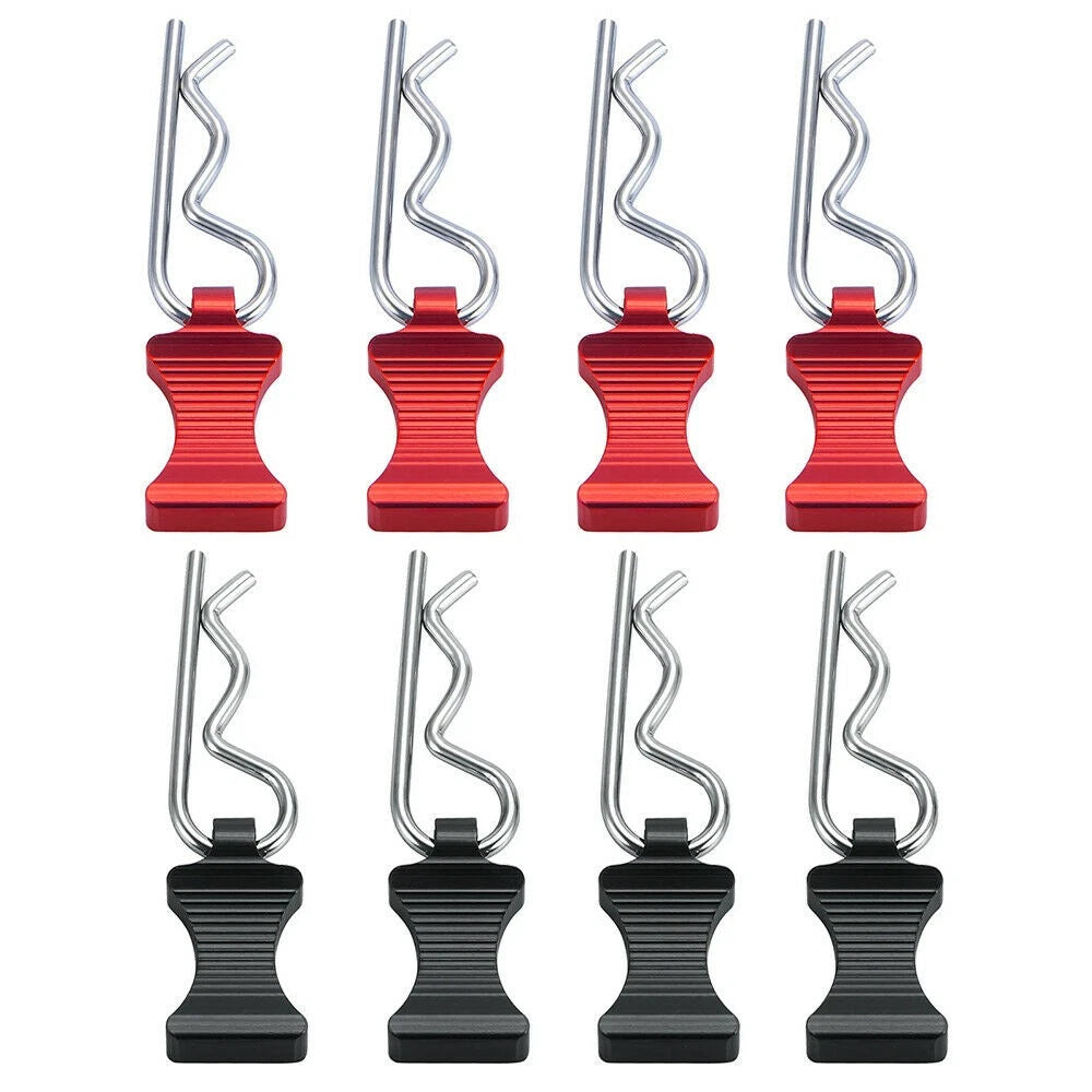 1/6 Rc Car R-type Body Clips With Metal Mount For Axial Scx6 Axi05000