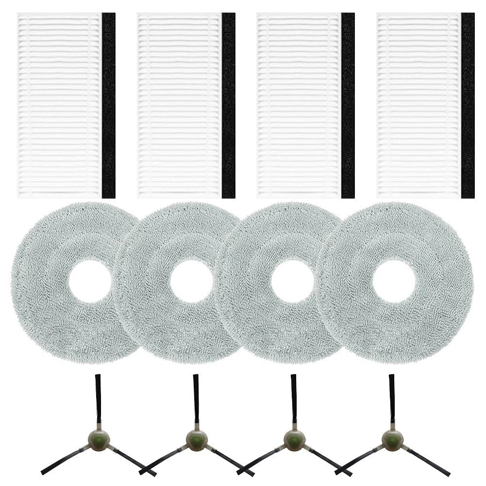 Vacuum Cleaner Side Brush Filter Mop Cloth Kit For Lefant For M3
