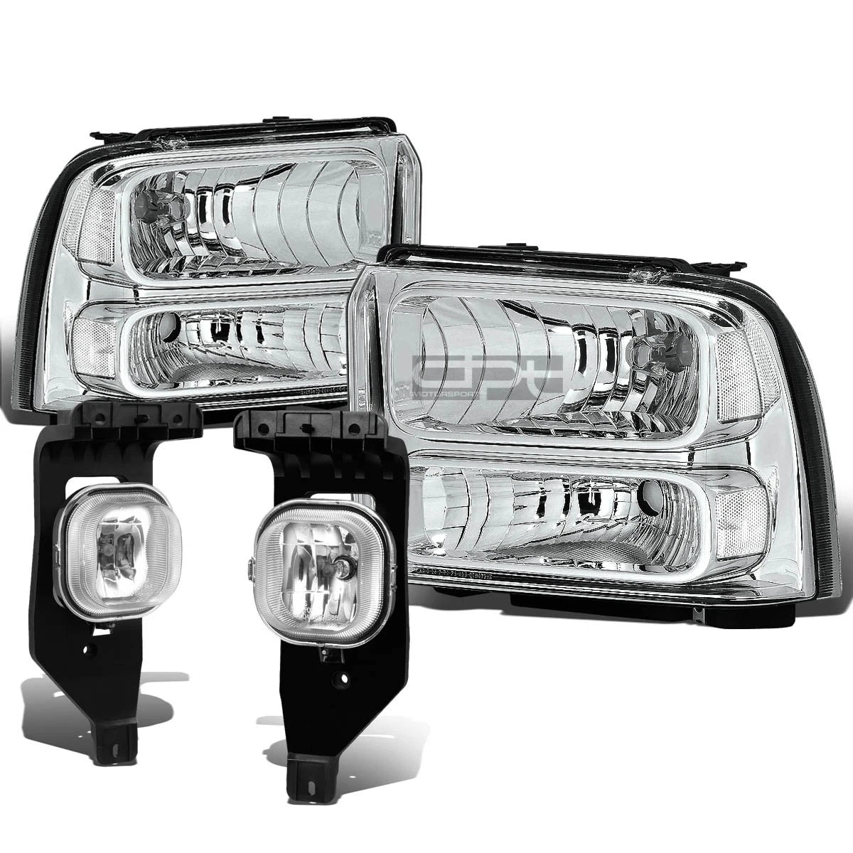 For 05-07 Superduty Chrome Clear Headlight+trun | Built Supply Co