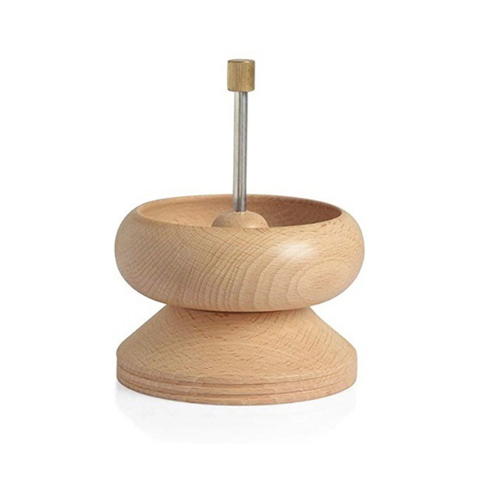 Wooden Bead Spinner 5.75 X 4.25 X 5.75 Inches For Bead Jewelry Making
