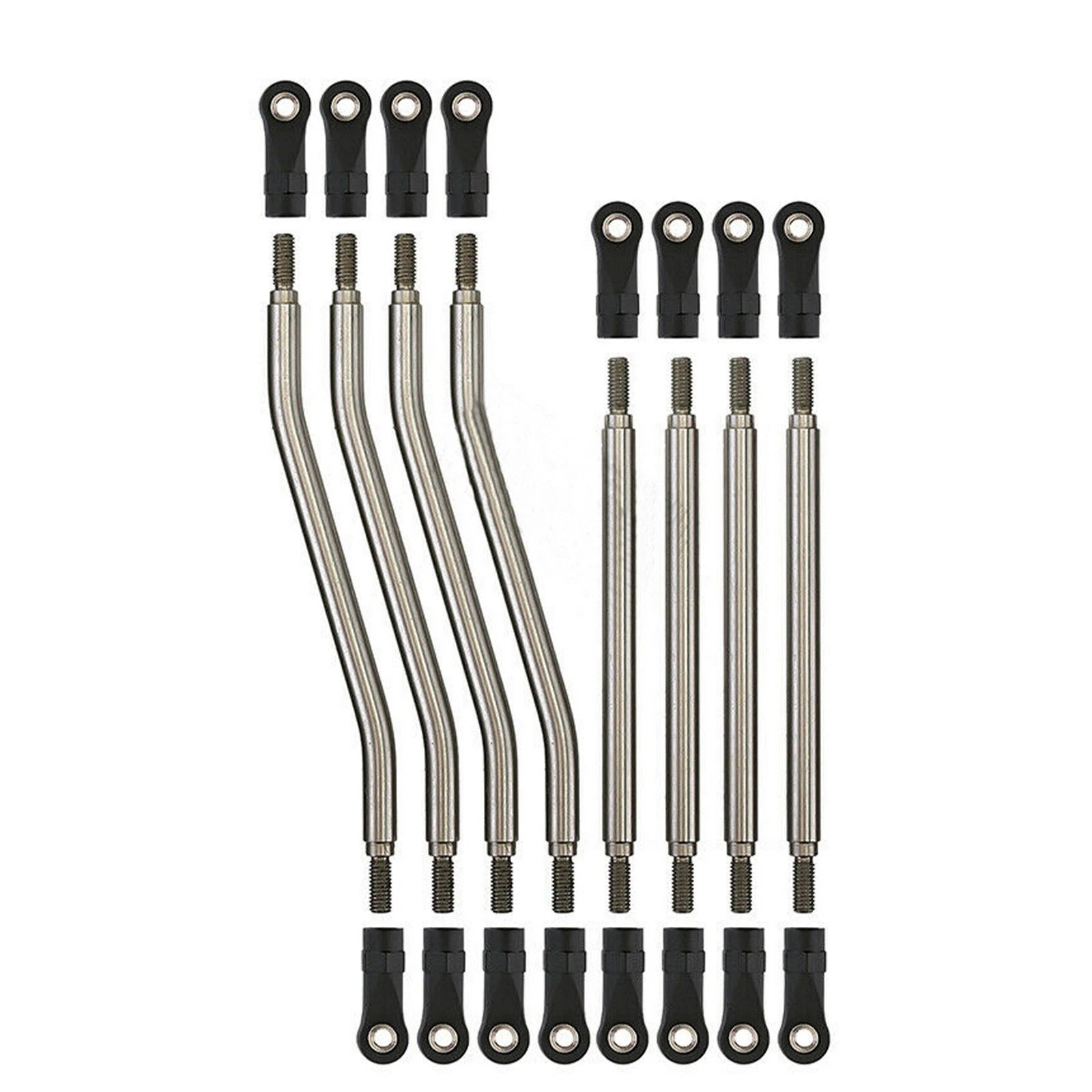 Rc 1:10 Stainless Steel Adjustable Tie Rods For Axial Capra 1.9