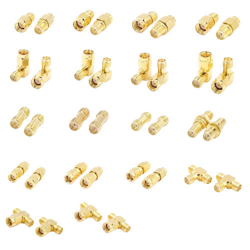 Sma Adapter Male to Female Connector, Coaxial Converter Plug for Rf