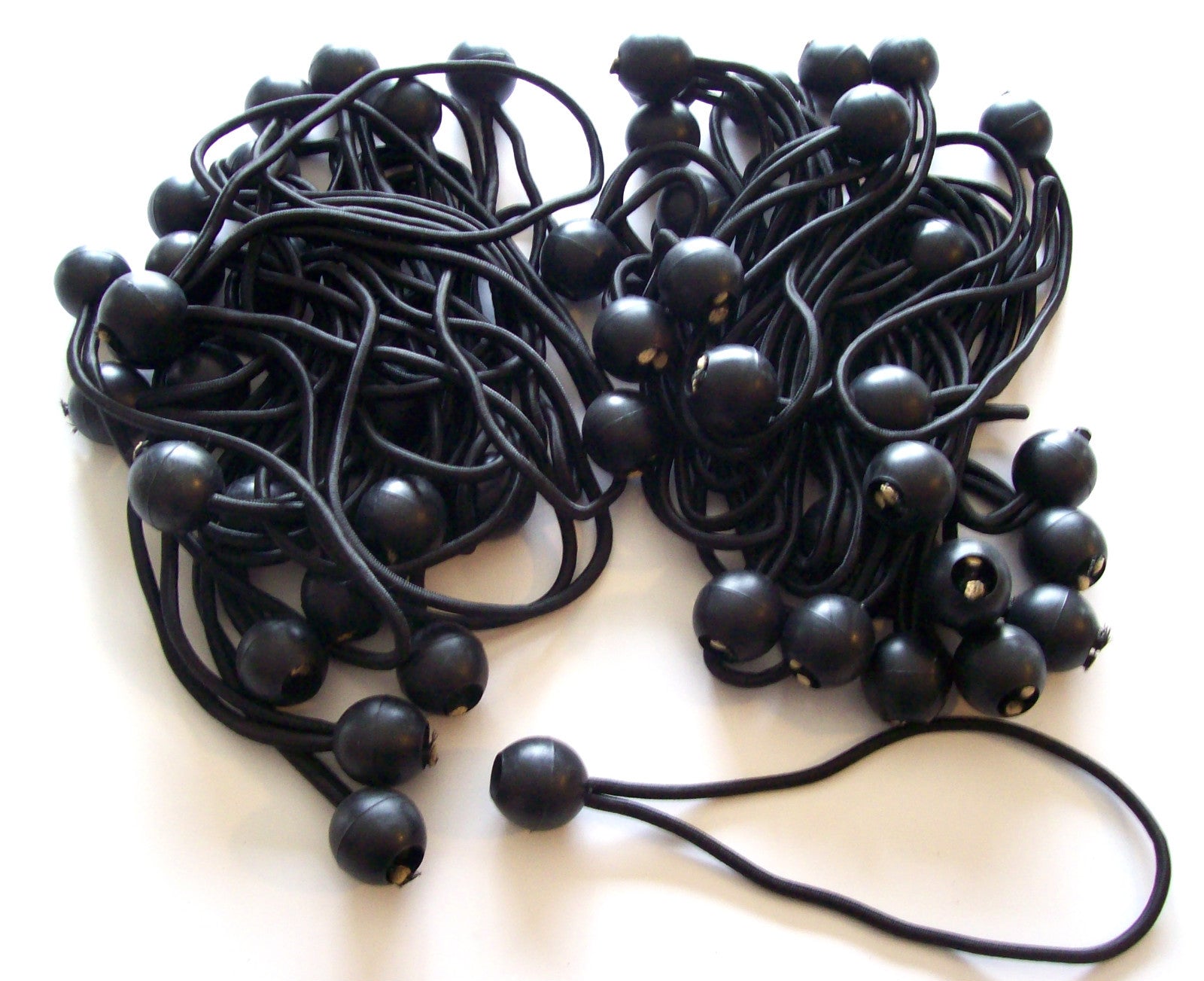 100 GOLIATH INDUSTRIAL 9" BALL BUNGEE TIE DOWN CANOPY TARP BUNGEES CORDS BB259Op