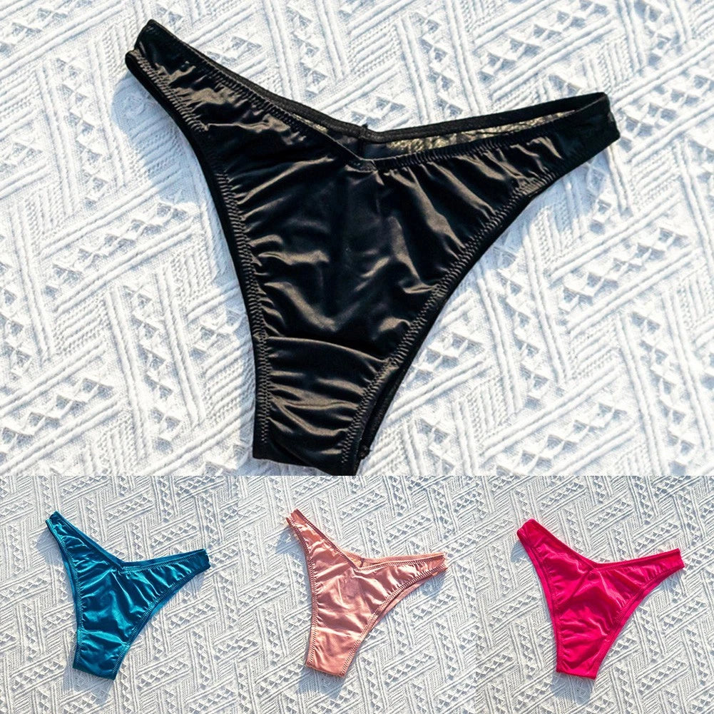 Womens Sexy Underwear Breathable Low Rise Thongs With Elegant