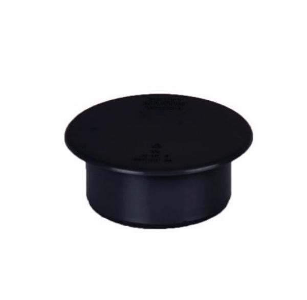 Brett Martin 50mm Waste Pipe Push-Fit Socket Plug - Grey