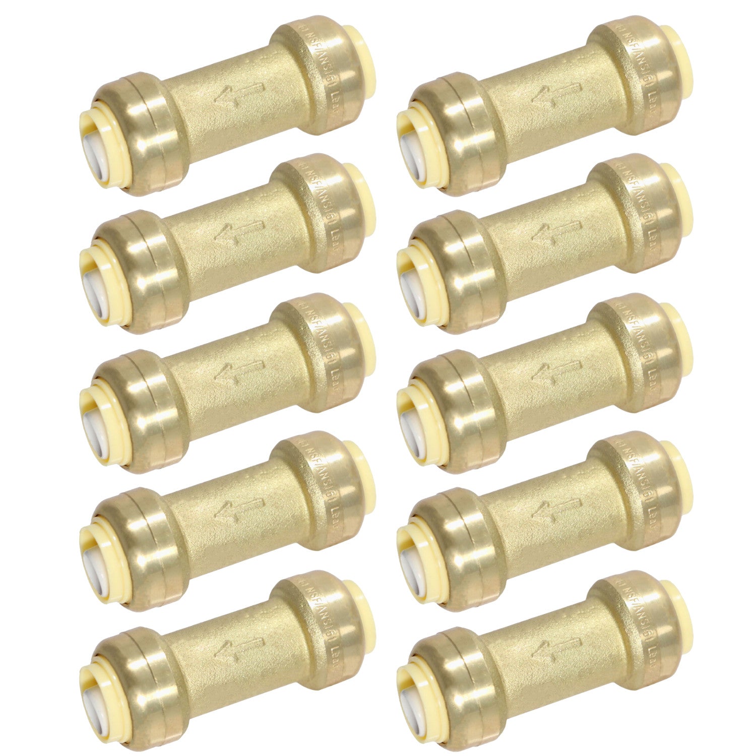 XFITTING 1/2" Push Fit Check Valve - 10 Pack