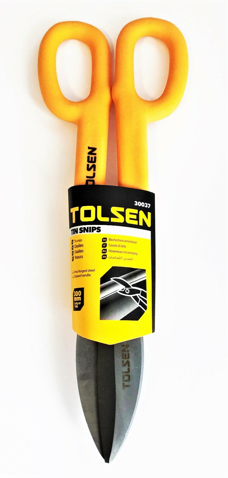 TOLSEN TOOLS 12" Utility Tin Snips - Sheet Metal Shears by TOLSEN TOOLS