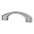 2 Pack Bow Arch Style 3" Brushed Nickel Kitchen Cabinet Pull Handle