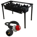 Camping Cookware High Pressure Triple Burner W/ Stand Stove Propane