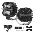 3.5" LED Work Light Bar Pods 270° Spot Beam DRL White Amber For Off
