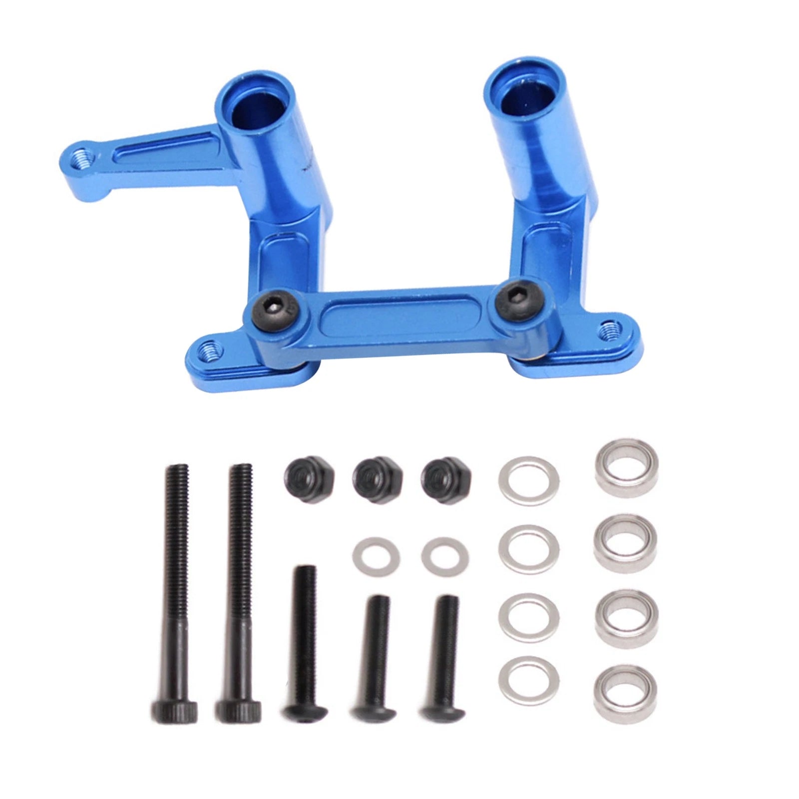 Rc Upgraded 1/10 Aluminium Steering Bellcrank Set For Traxxas Slash