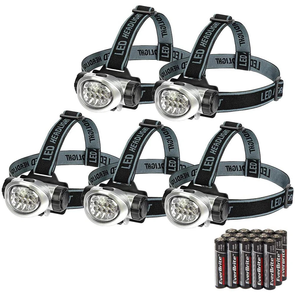 Everbrite 5pack Led Headlamp Pivoting Head | Built Supply Co