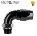 AN-10 to ORB-10 7/8" 90 Degree ULTRAFLOW Swivel Seal Hose Fitting by Unbranded