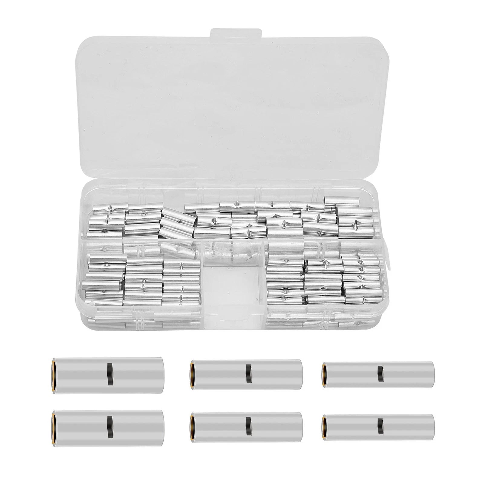 Electrical Butt Splice Connectors Copper Non-insulated Terminal Kit