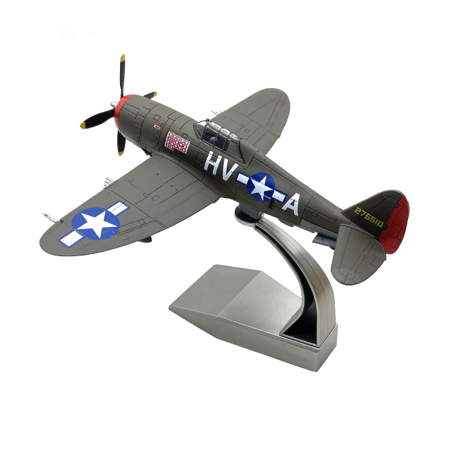 Premium 15.5cm Alloy P-47 Model 1/72 Scale Wwii Thunderbolt Fighter