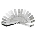 16pc 100mmL Offset Feeler Gauge Metric &amp; SAE Mark:0.127-0.5<wbr/>08mm