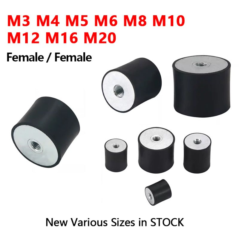 Rubber Mount Anti Vibration Damper - M3 to M20
