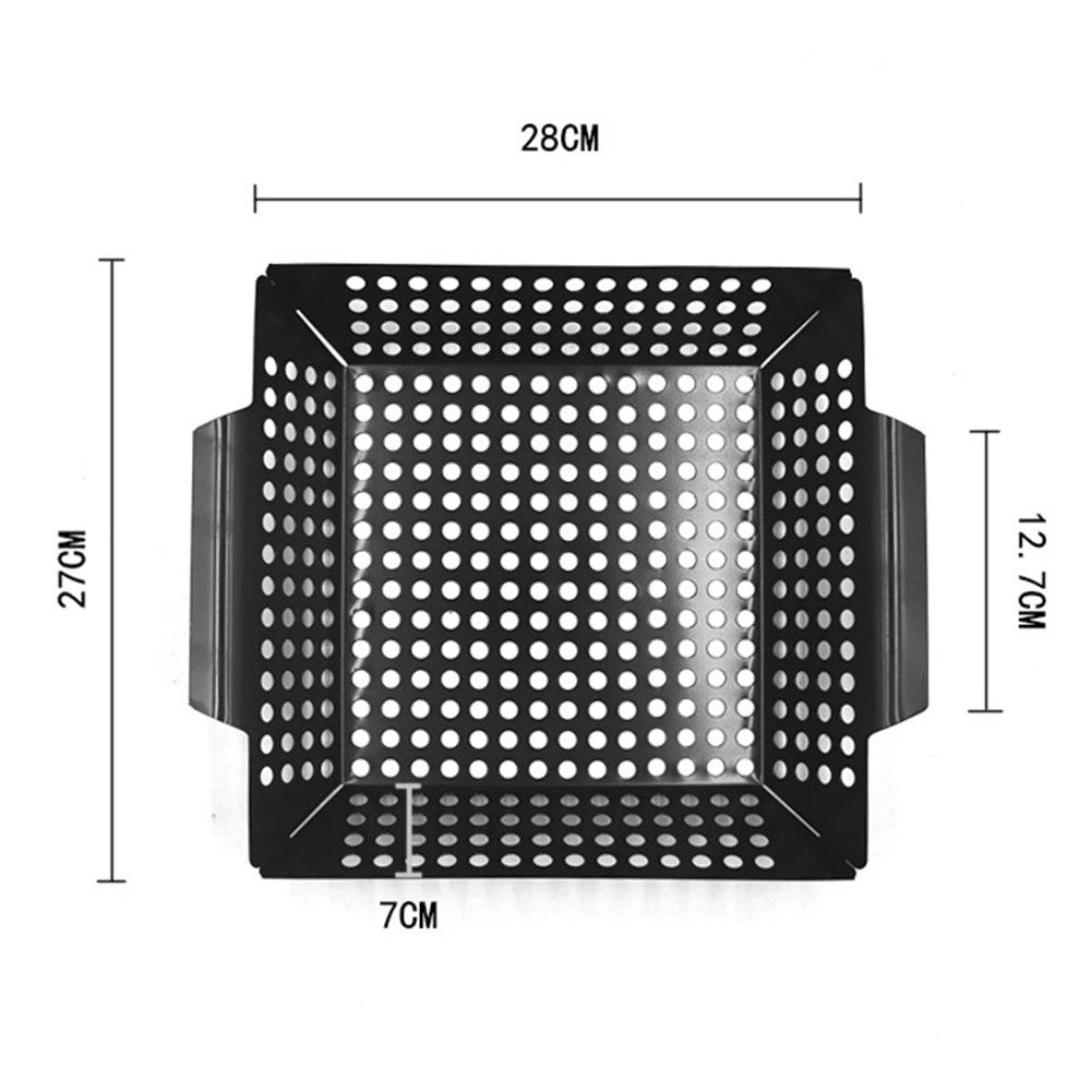 Square Nonstick Grilling Pan Perfect For Bbqs And For Outdoor
