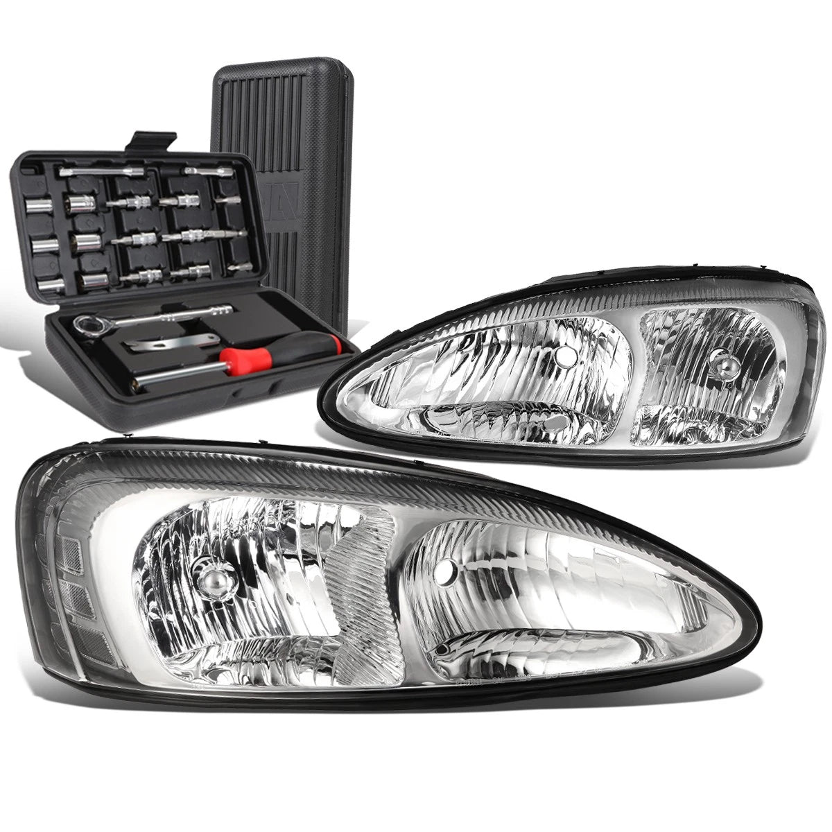 For 2004-2008 Pontiac Grand Prix Pair Chrome Clear | Built Supply Co