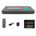 7 Port Hdmi2.0 Switcher With Ir Remote 4k@60hz Hdmi 2.0 7x1 7 In 1