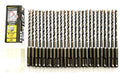 25 Diager Twister 1/4" SDS Plus Drill Bits