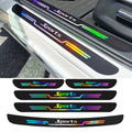 5x Car Accessory Scuff Plate Door Sill Cover Panel Step Guard Sticker