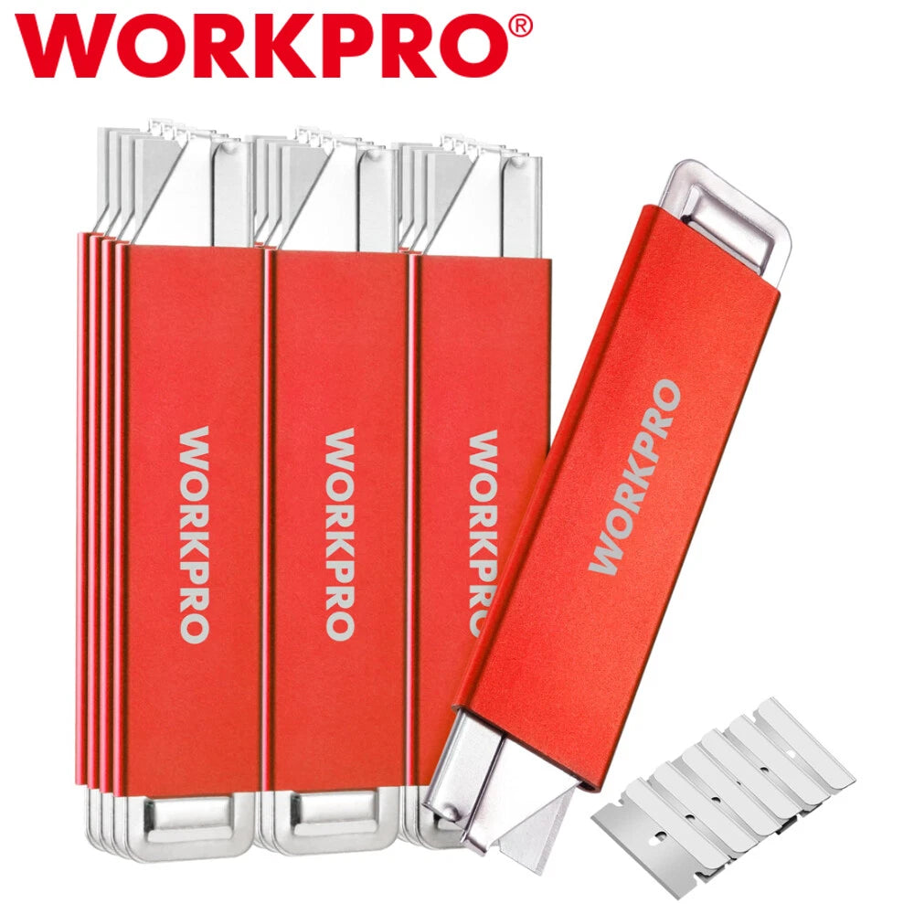 Workpro 12pack Box Cutter Retractable Utility Knife Razor Knife Box