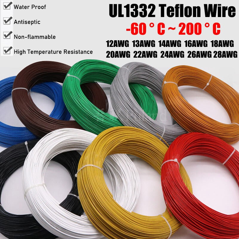 PTFE Cable Wire 12-28 AWG Flexible Tinned Copper