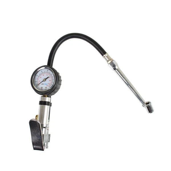Us Pro Tyre Inflator Dial Gauge 220PSI 15 Bar Air Compressor Tool Car