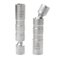 3/8" Dr 12PT Thin Wall Universal Swivel Long Spark Plug Remove Socket