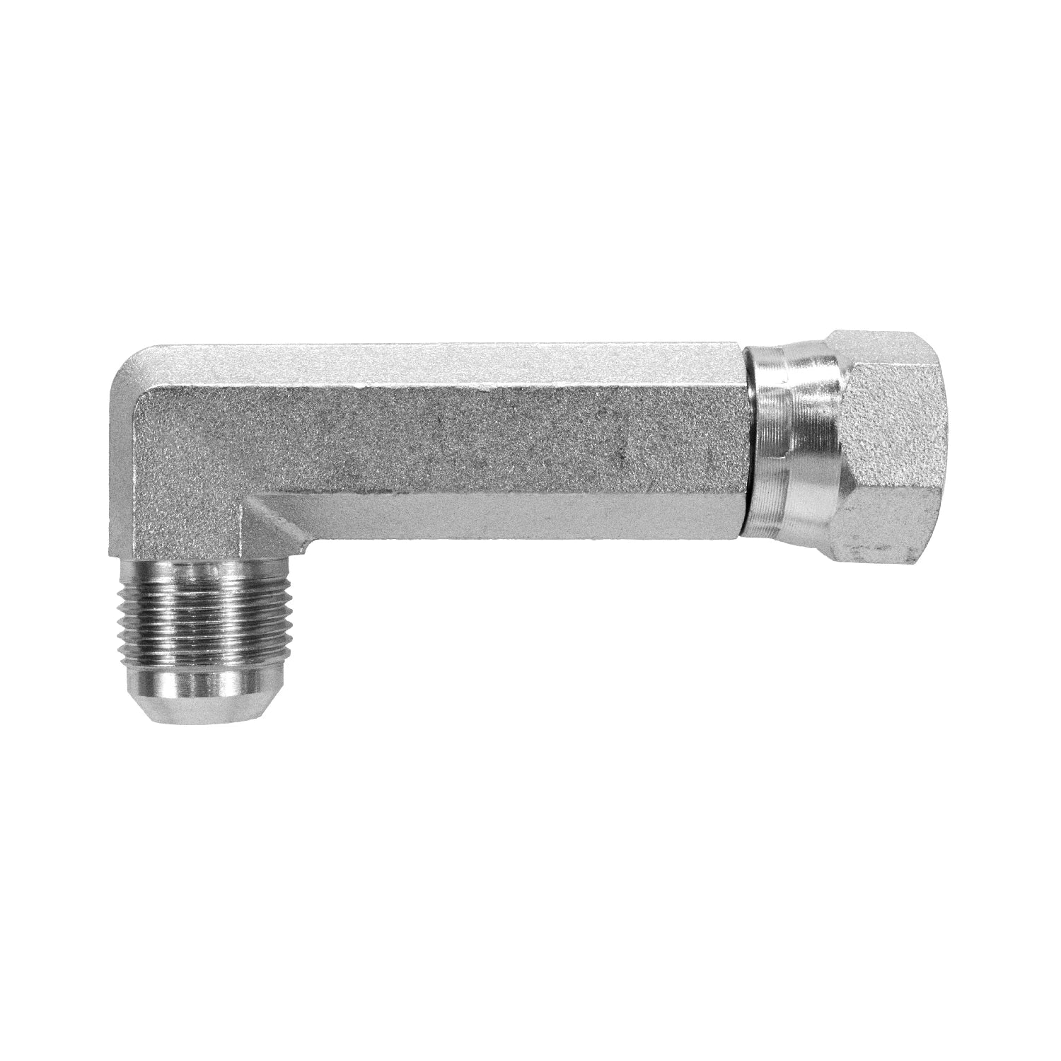 6500-L-04-04 Hydraulic Fitting 1/4" Male JIC X 1/4" Female JIC 90 Swivel C5506